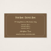 Creative Gift Boutique Business Card (Back)