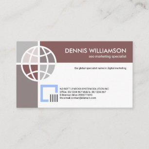 Creative Global Connections SEO Technologist Business Card