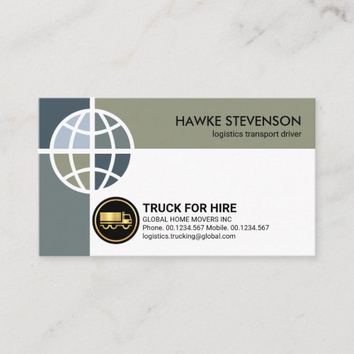 Creative Global Import Export Connections Business Card