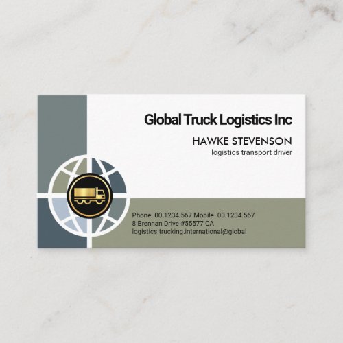 Creative Global Lines Import Export Business Card