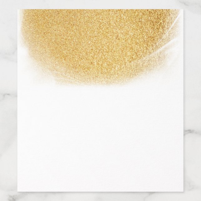 Creative Gold Modern Glamour Golden Elegant Plain Envelope Liner (Design)