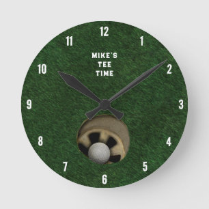 Creative Golf Round Clock