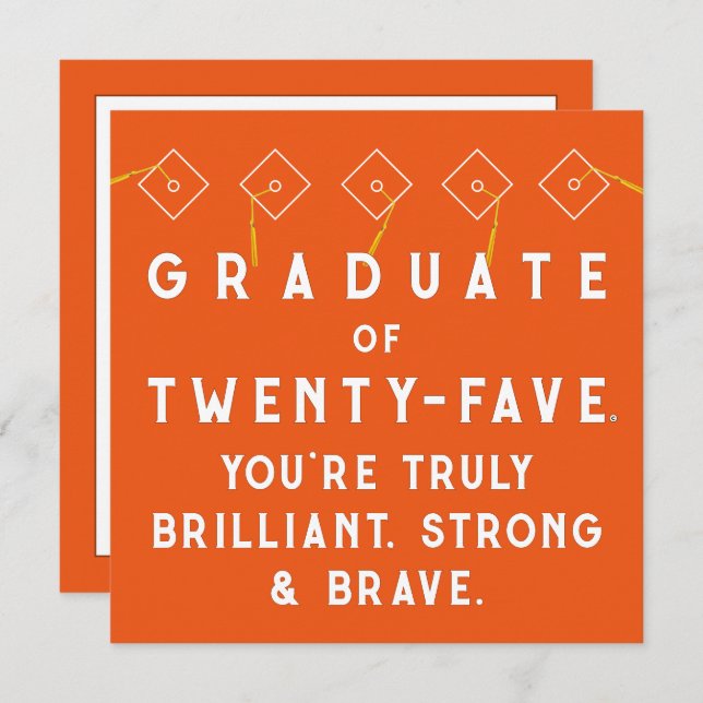 Creative Graduation 2025 Card (Front/Back)