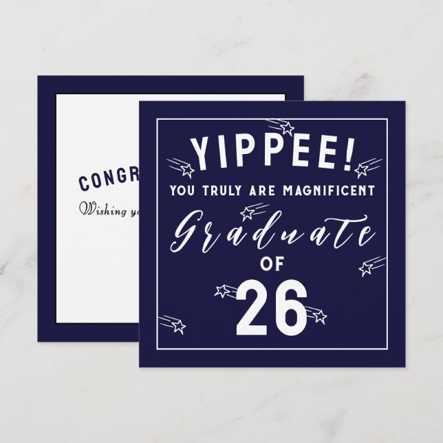 Creative Graduation 2026 Card (Front/Back)