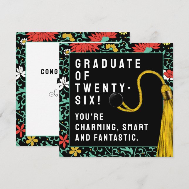 Creative Graduation 2026 Card (Front/Back)