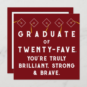 Creative Graduation Class of 2025 Card