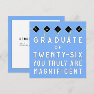 Creative Graduation Class of 2026 Card