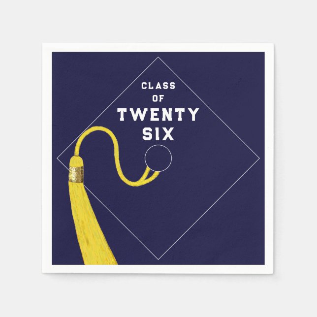 Creative Graduation Class of 2026 Napkins (Front)