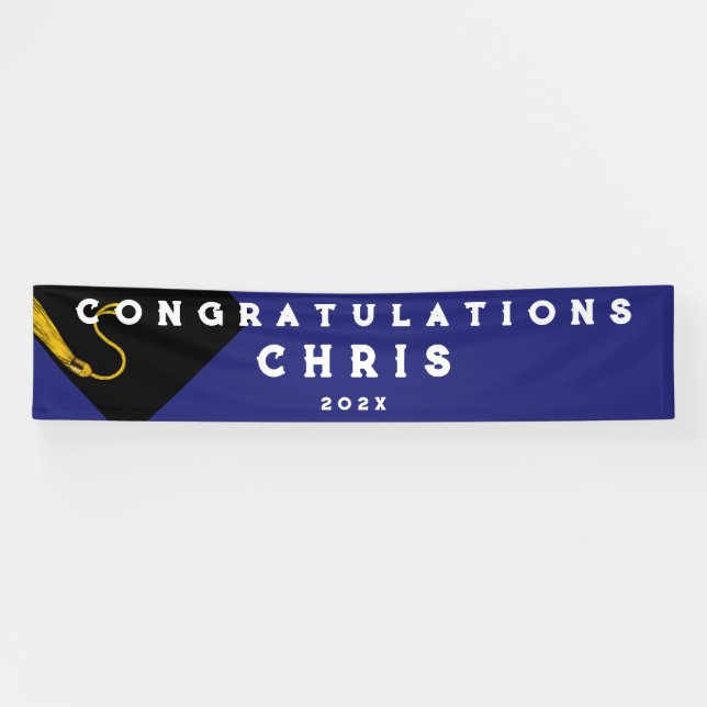 Creative Graduation Congrats Banner (Horizontal)