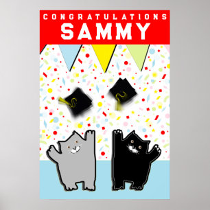 Creative Graduation Congrats Poster