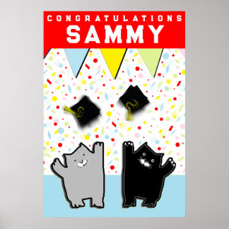 Creative Graduation Congrats Poster