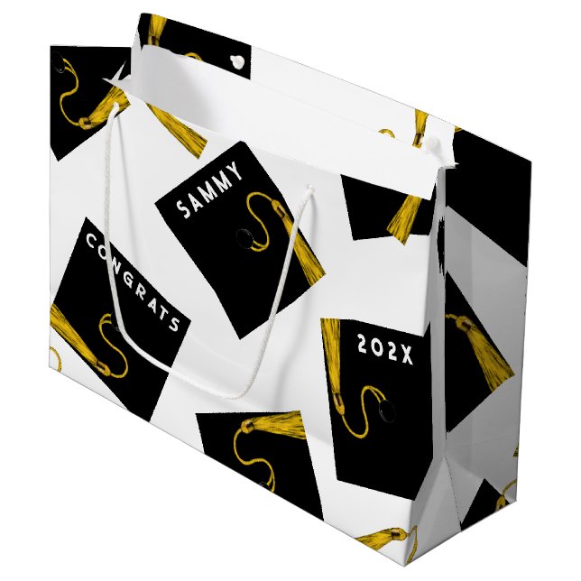 Creative Graduation Large Gift Bag (Front Angled)