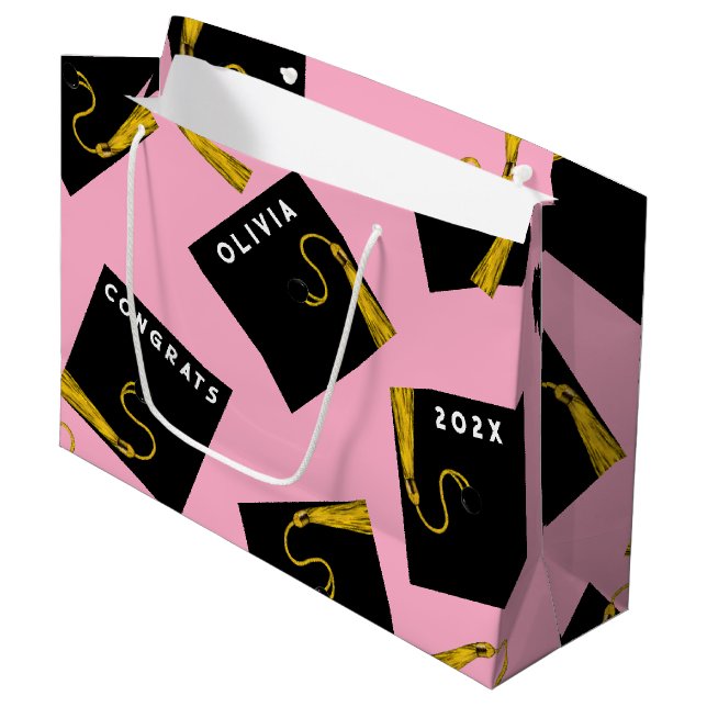 Creative Graduation Large Gift Bag (Front Angled)