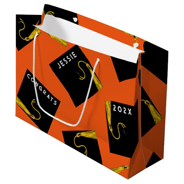 Creative Graduation Large Gift Bag (Front Angled)
