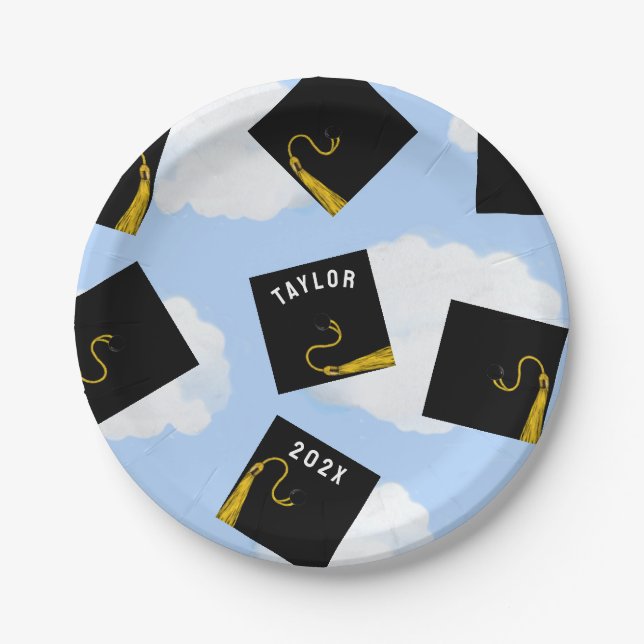 Creative Graduation Paper Plates (Front)
