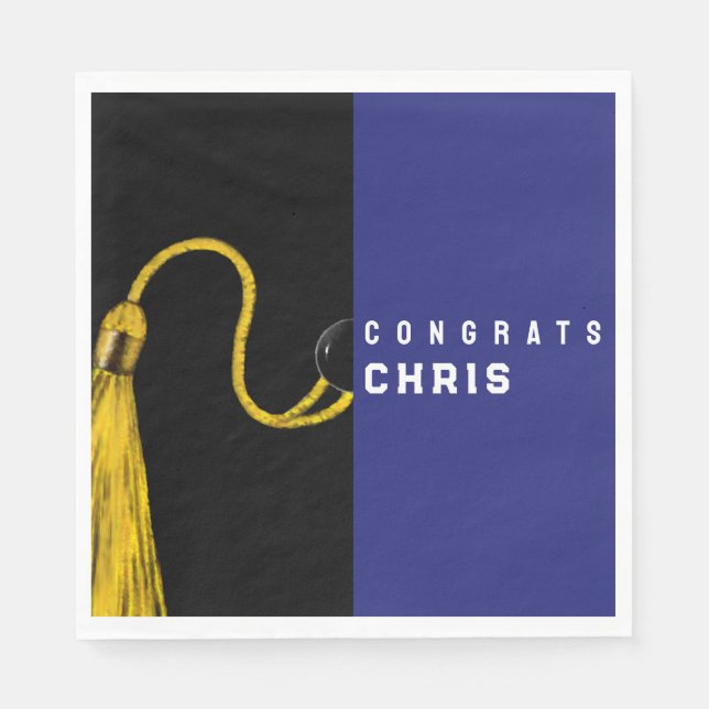 Creative Graduation Party Napkins (Front)