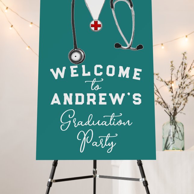 Creative Graduation Party Welcome Foam Board (In Situ (Stand))