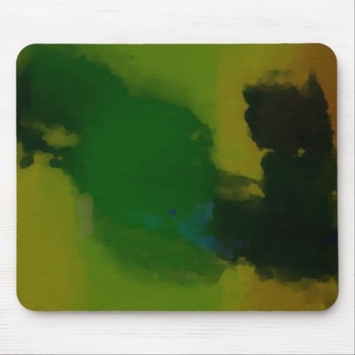 Creative Green Yellow Abstract Mouse Pad