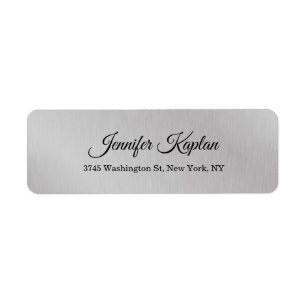 Creative Grey Classical Minimalist Professional Label