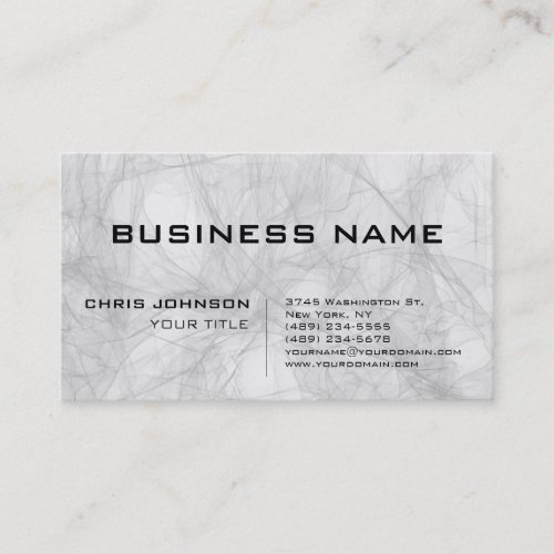 Creative Grey Trendy Stylish Consultant Manager Business Card