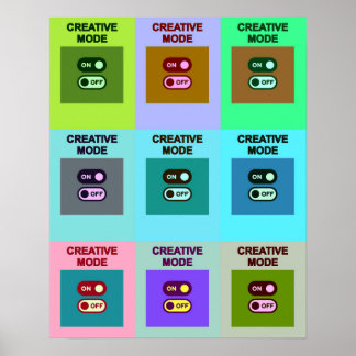 Creative Grid Toggles Poster