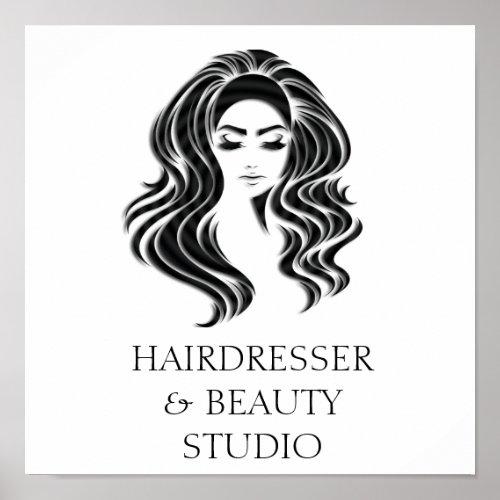 Creative Hair Extension Salon Beauty Studio Lashes Poster