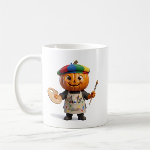 Creative Halloween Pumpkin Art Coffee Mug
