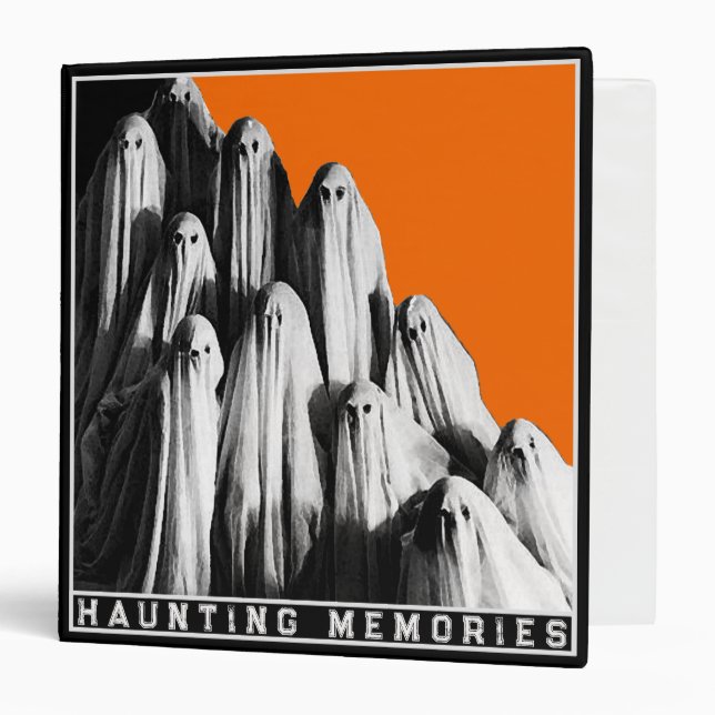 Creative Halloween scrapbook album 3 Ring Binder (Front/Inside)