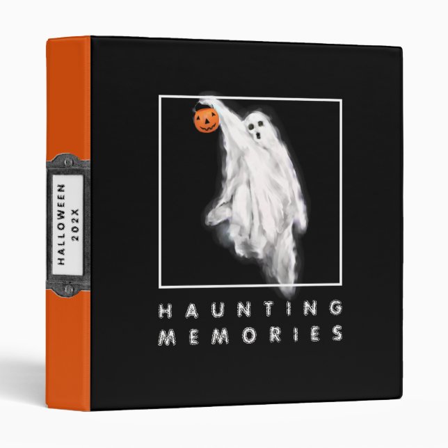 Creative Halloween scrapbook album 3 Ring Binder (Front/Spine)