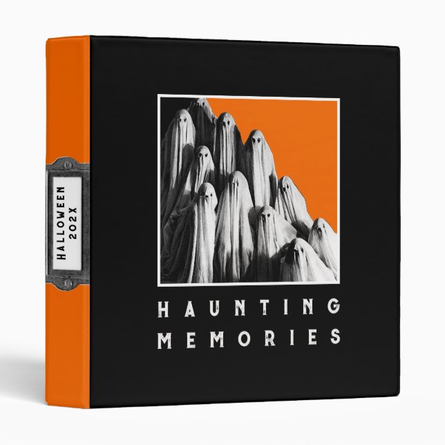 Creative Halloween scrapbook album 3 Ring Binder (Front/Spine)