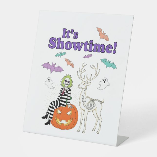 Creative Halloween Themed Pedestal Sign (Front)