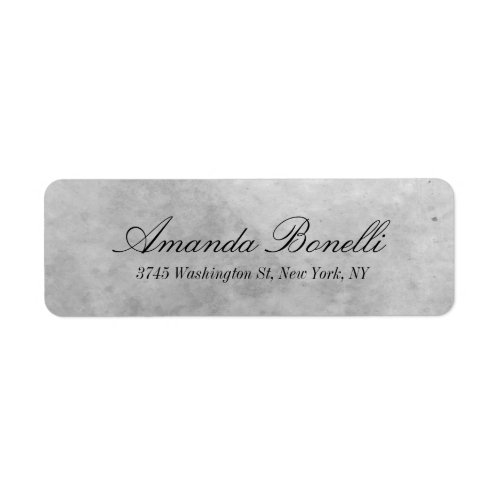 Creative Handwriting Simple Elegant Modern Grey Label