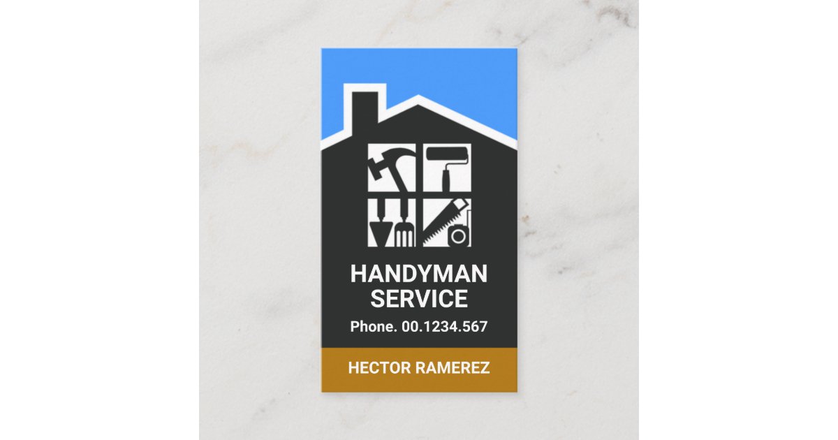 creative handyman business cards