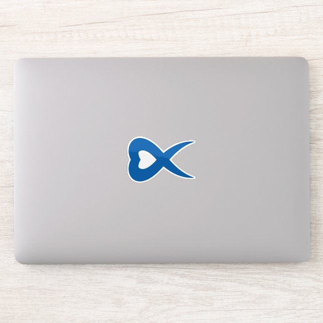 Creative Heart Letter X Monogram Sticker (Computer)