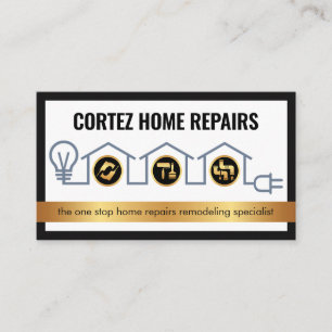 Creative Home Handyman Tools Circuit Wiring Business Card