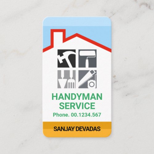 Creative Home Rooftop Special Windows Business Card