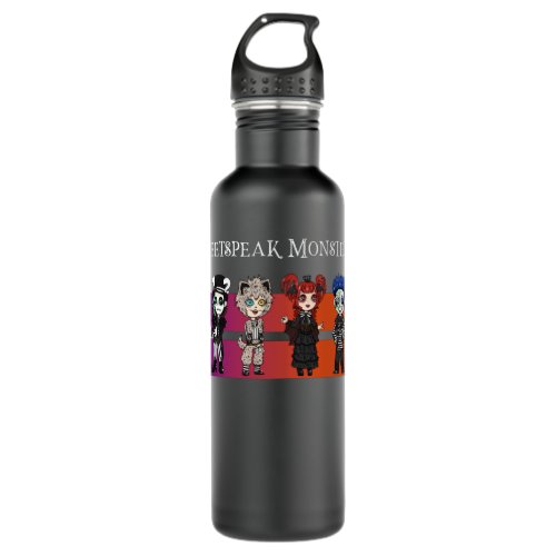 Creative Horror Makeup Style Humor Leetspeak Monst Stainless Steel Water Bottle