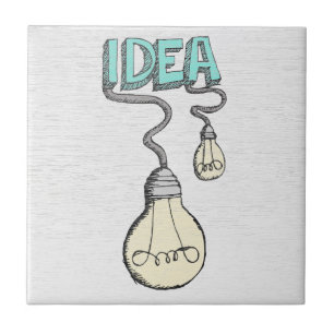 Creative Idea - Light Bulbs Ceramic Tile
