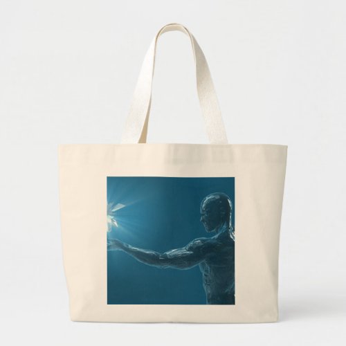 Creative Inspiration and Business Technology Large Tote Bag
