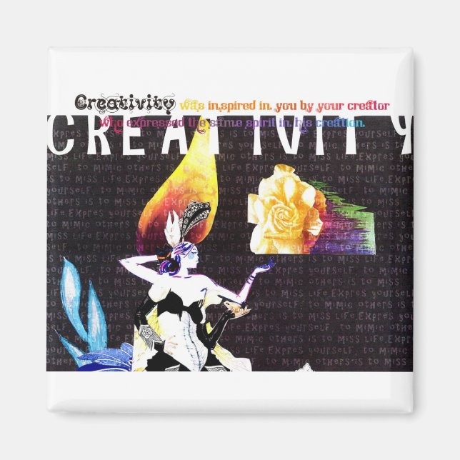Creative Inspiration Magnet, Rebecca Tedder Magnet (Front)