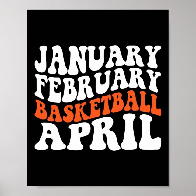 Creative January February Bysketbyll April Bysketb Poster (Front)