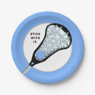 Creative Lacrosse Party Paper Plates