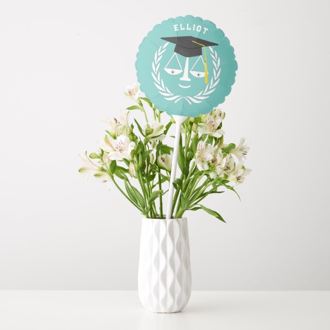 Creative Law School Graduation Balloon (Vase)