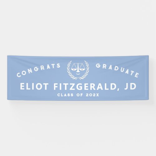 Creative Law School Graduation Banner