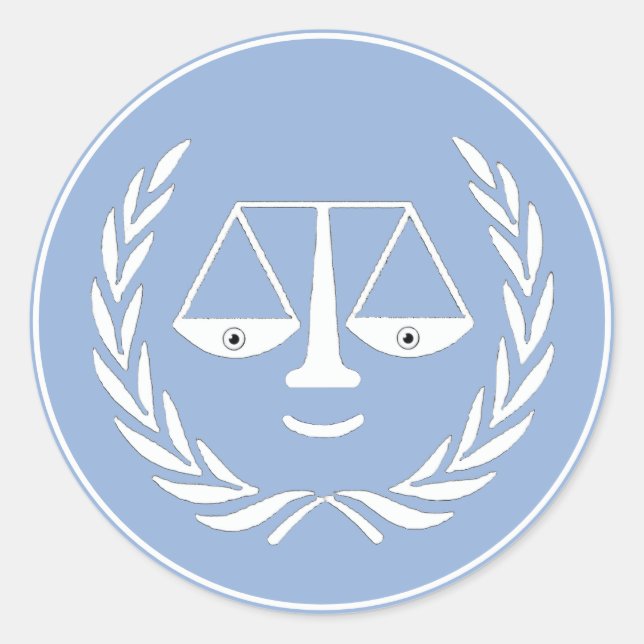 Creative Lawyer Classic Round Sticker (Front)