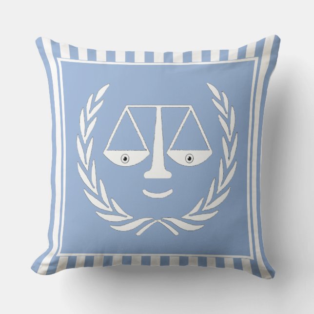 Creative Lawyer Gift Idea Throw Pillow (Front)