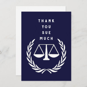Creative Lawyer Thank You Card