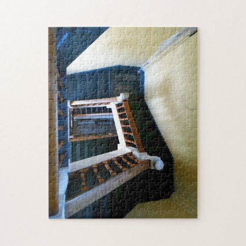 Creative lighthouse stairway photo jigsaw puzzle