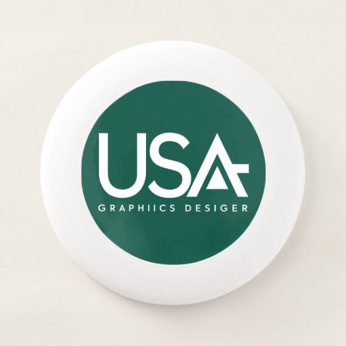 creative logo design Wham_O frisbee