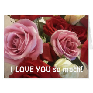 Creative Marriage Proposal Roses Print Card